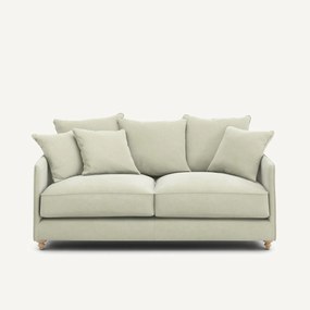 Compacte slaapbank in stonewashed fluweel, Lazare