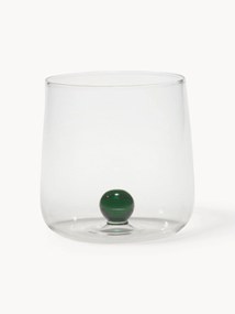 Mondgeblazen waterglazen Bilia van borosilicaatglas, 6 stuks