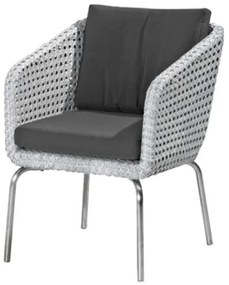 4 Seasons Outdoor Luton dining chair, pearl  Tuinstoel    antraciet weerbestendig