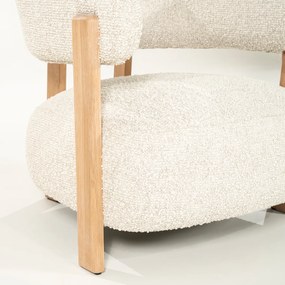 Armleuningstoel Boucle Beige