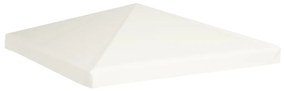 vidaXL Prieeldak 310 g/m² 3x3 m crèmewit
