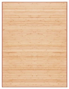 vidaXL Tapijt 150x200 cm bamboe bruin