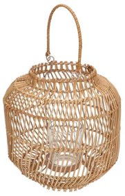 Windlicht twist, rotan, groot