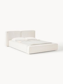 Gestoffeerd bouclé bed Lennon