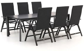 Bellagio Avio/Veneto 220cm dining tuinset 7-delig verstelbaar