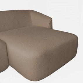 Hoekbank - Evora - rechts - stof now or never taupe 16