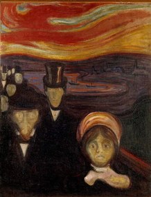 Munch, Edvard - Kunstdruk The anxiety, (30 x 40 cm)