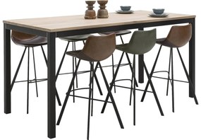Goossens Bartafel Max, 220 x 100 cm 105 cm hoog