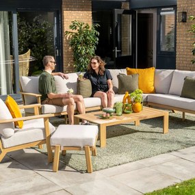 Garden Impressions Ariane loungeset 5-delig - light teak look