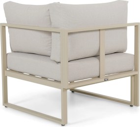 Hoek loungeset 5 personen Aluminium Zand/Beige  Domani Furniture Nordic