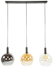 Hanglamp Tricolore 3-lichts Zwart
