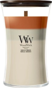 WoodWick geurkaars - Large Trilogy Hourglass - Vanilla Embers