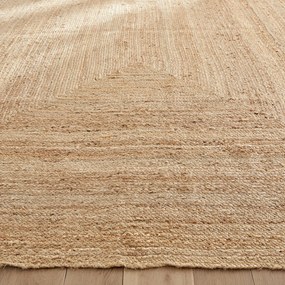 Vloerkleed in jute, formaat XL, handgevlochten, Hempy