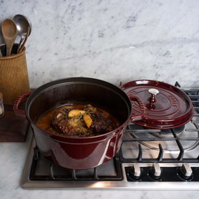 Staub La Cocotte Cocotte 26 cm / 5,25 l, Rond, Grenadine rood - La Cocotte - Staub