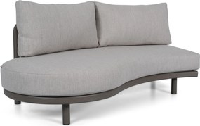 Hoek loungeset 4 personen Aluminium Taupe  Santika Furniture Santika