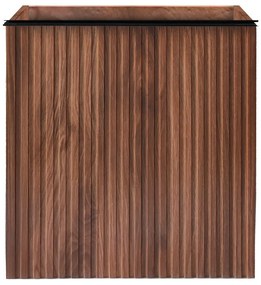 SaniGoods Mika toiletmeubel met ribbelfront 40x22.3x50cm walnoot