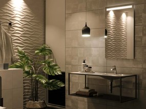 Badkamerspiegel met LED verlichting M12