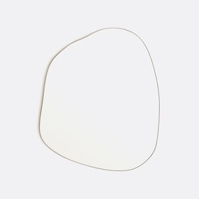 Organische vorm spiegel, lengte 88,9 cm, hoogte 74,6 cm, ORNICA