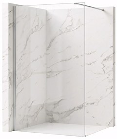 Walk-in douchewand Rea Flexi Transparent / Chrome 100