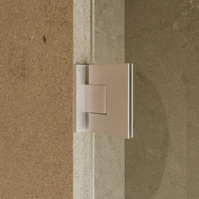 Saniclear Modern douchecabine 120x70 met 70cm deur anti-kalk RVS