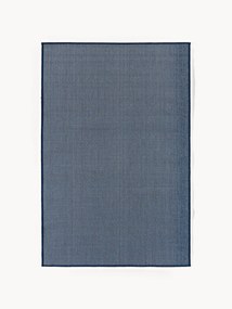 In- & outdoor dubbelzijdig vloerkleed Cort met zigzag patroon