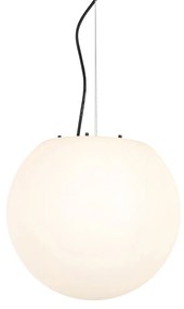 Moderne buiten hanglamp wit 35 cm IP65 - Nura Modern E27 IP65 Buitenverlichting bol / globe / rond
