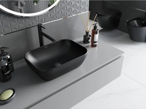 Mexen Rita opbouw wasbak 45 x 32 cm, zwarte mat - 21084585
