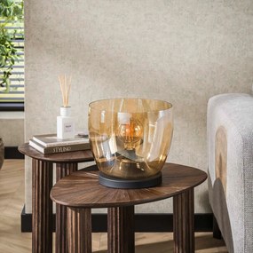 Glazen Vloerlamp Amber Glas 29 Cm