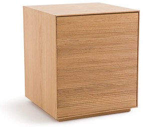 Bureaukast met 1 deur in eikenhout en fineer, Mikube