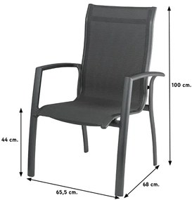 Kettler Edge/Legato 160 cm. tuinset - 5-delig