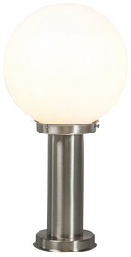 Smart buitenlamp paal staal RVS 50 cm incl. Wifi A60 - Sfera