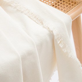 Plaid in katoen met franjes, Panama