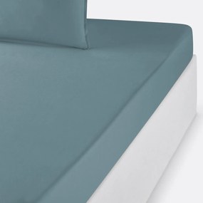 Effen hoeslaken in biologisch perkalkatoen