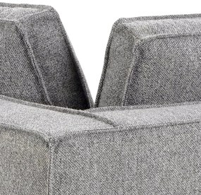 Hoekbank Grijs Boucle Hoek Rechts