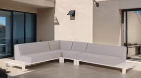 Flow. Sublime loungeset lead chiné XL SALE All Weather loungeset Antraciet Sunbrella loungeset LoungesetHoek loungeset outdoor textiel - weerbestendig