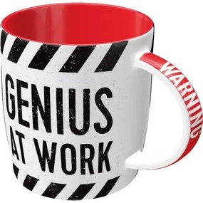 Koffie mok Warning! Genius at Work