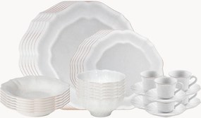 Serviesset Impressions met koffiekopjes en schoteltjes, 30-delig