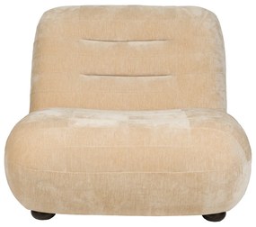 Dutchbone Wyatt Lounge Fauteuil Velours Beige