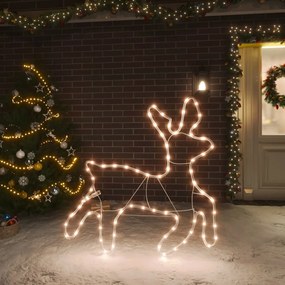 vidaXL Kerstfiguur rendier met 72 LED's warmwit