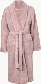 Katoenen unisex badjas Basic met sjaalkraag