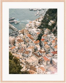 Ingelijste digitale print Amalfi