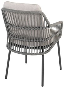 Taste by 4 Seasons Alicante tuinstoel Tuinstoel   lichtgrijs weerbestendig