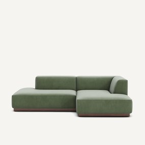 Rechter hoekbank in fluweel, Jacopo