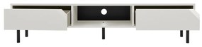 Tenzo Corner Modern Tv-meubel Wit - 176.5x43x39cm.