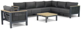 Hoek loungeset 7 personen Rope Grijs  Santika Furniture Santika Shadow