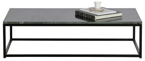 BePureHome Mellow Rechthoekige Salontafel Zwart Marmer - 120 X 60cm.