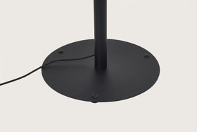 Moderne Buiten Vloerlamp Zwart Met Witte Kap IP - Big Virginia Zwart