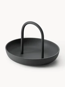 Handgemaakte serveerschaal Piatto met handvat