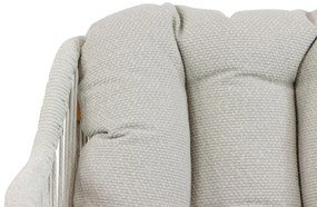 Tuinset 6 personen 150 cm Aluminium/rope Taupe Santika Furniture Santika