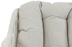 Tuinset 6 personen 220 cm Aluminium/rope Taupe Santika Furniture Sanika